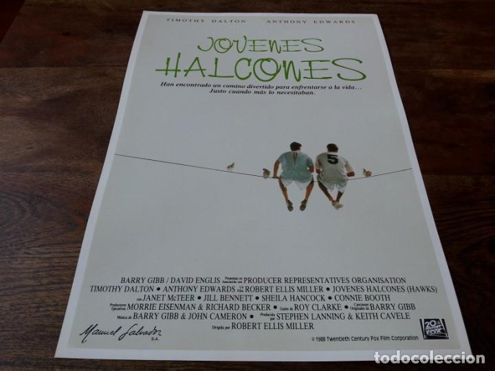 Cine: J&oacute;venes halcones - Timothy Dalton, Anthony Edwards, Janet McTeer - guia original fox 1988