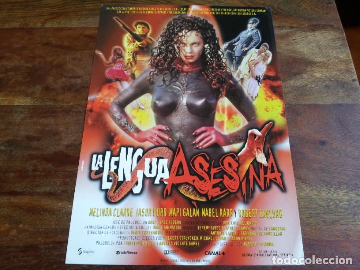 Cine: La lengua asesina - Melinda Clarke, Robert Englund, mapi galan - guia original lolafilms 1996