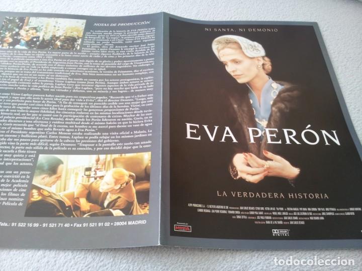 Cinema: Eva Per&oacute;n - Esther Goris, V&iacute;ctor Laplace, Pepe Novoa, Carlos Roff&eacute; - guia original sherlock 1996
