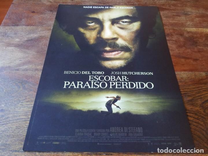 Cine: Escobar Para&iacute;so perdido - Josh Hutcherson, Benicio del Toro, Brady Corbet - guia original eone 2014