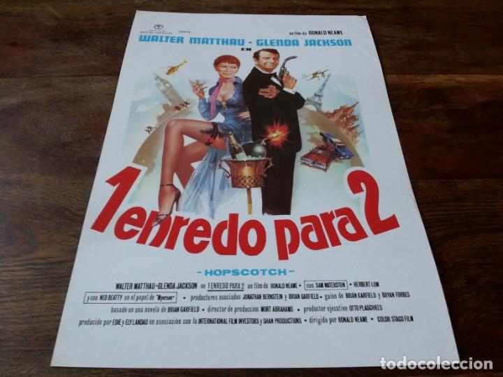Cine: 1 enredo para 2 - Walter Matthau, Glenda Jackson, Sam Waterston - guia original regia 1980