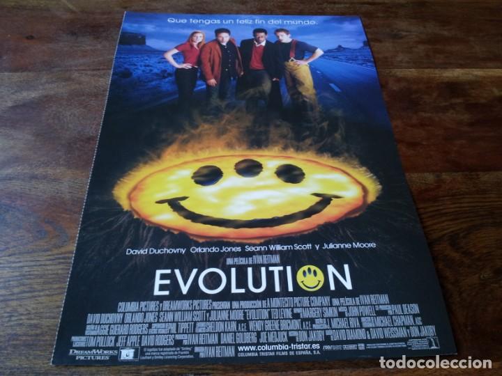 Cine: Evolution - David Duchovny, Orlando Jones, Julianne Moore - guia original columbia 2001
