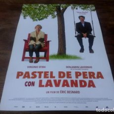 Cine: PASTEL DE PERA CON LAVANDA - VIRGINIE EFIRA, BENJAMIN LAVERNHE - GUIA ORIGINAL SURTSEY 2015. Lote 232794880