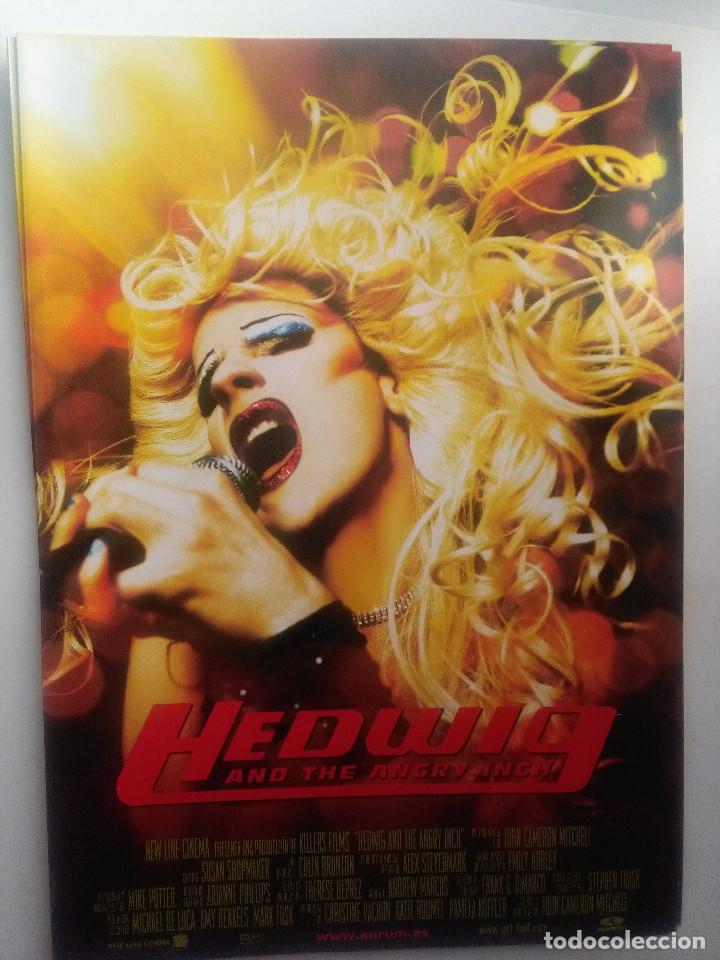 Cine: HEDWIG AND THE ANGRY INCH TAMA&Ntilde;O FOLIO CON FICHA TECNICA