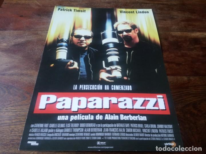 Cine: Paparazzi - Vincent Lindon, Patrick Timsit, Catherine Frot, carla bruni - guia original vertigo 1998