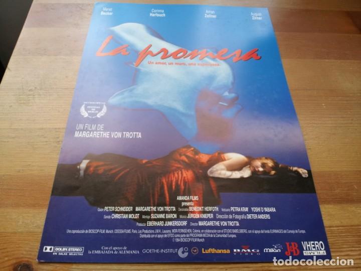 Cinema: La promesa, un amor, un muro, una esperanza - Margarethe von Trotta - guia original vhero 1995