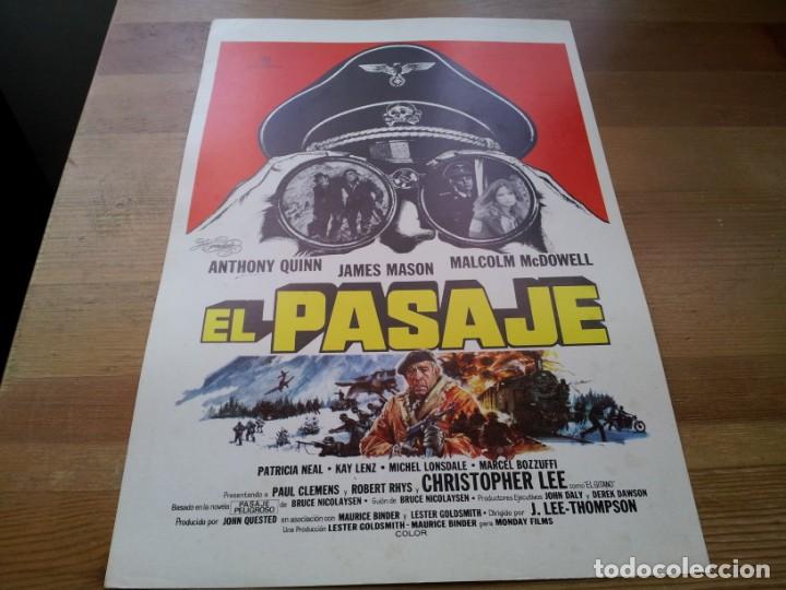Cine: El pasaje - Anthony Quinn, James Mason, Malcolm McDowell, Patricia Neal - guia original regia 1979