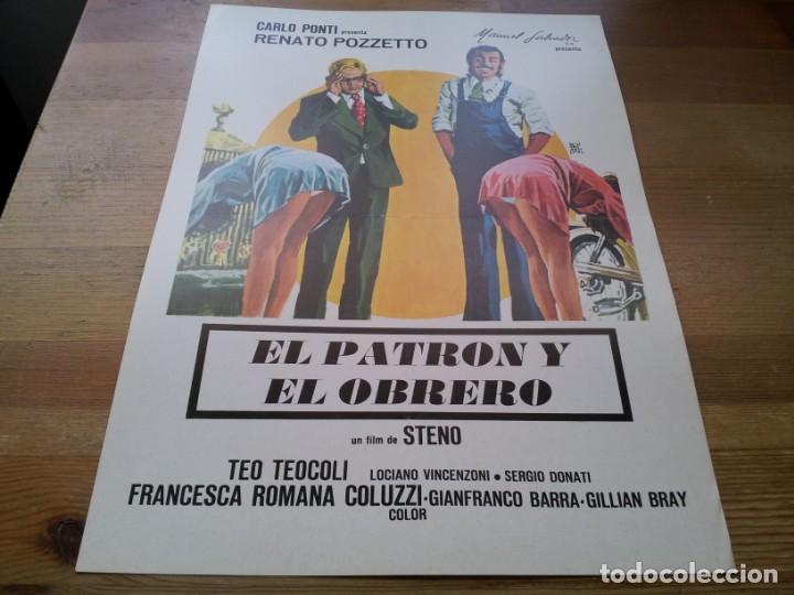 Kino: El patr&oacute;n y el obrero - Renato Pozzetto, Teo Teocoli, Steno - guia original m. salvador 1976