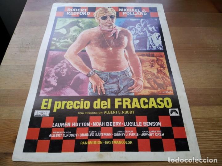 Cine: El precio del fracaso - Robert Redford, Michael J. Pollard - guia original mundial 1971 mac