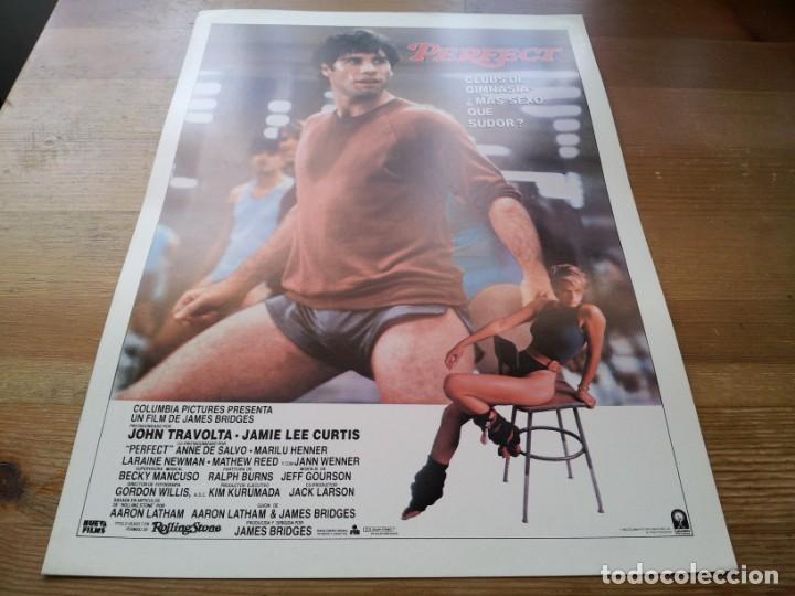 Cine: Perfect - John Travolta, Jamie Lee Curtis, Anne DeSalvo - guia original columbia 1985