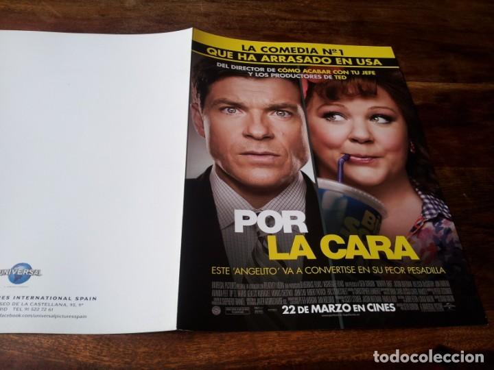 Cin&eacute;ma: Por la cara - Jason Bateman, Melissa McCarthy, John Cho - guia original universal 2013