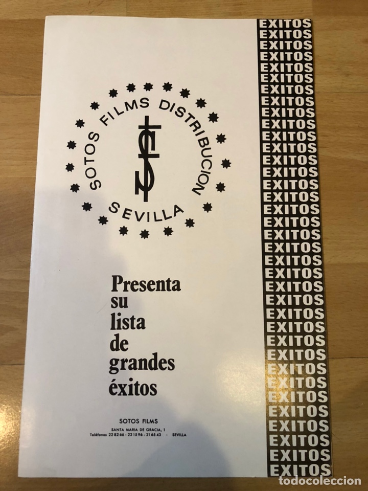 Cine: Guia sotos films sevilla lista de material.Ford bravo.la saga de los dracula.el jorobado ...