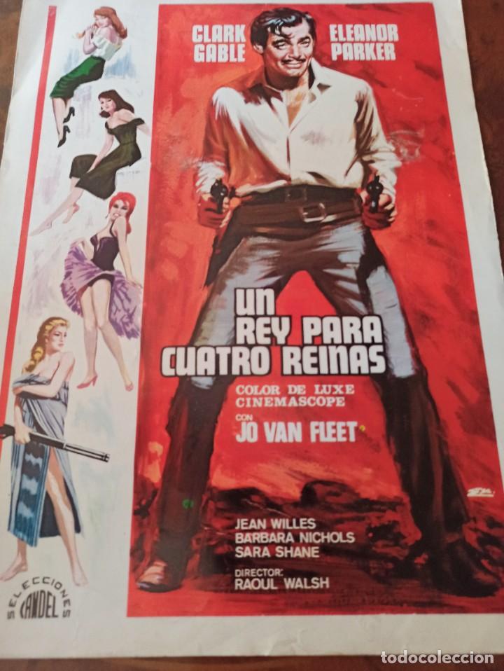 Cinema: Un rey para cuatro reinas Clark Gable doble guia