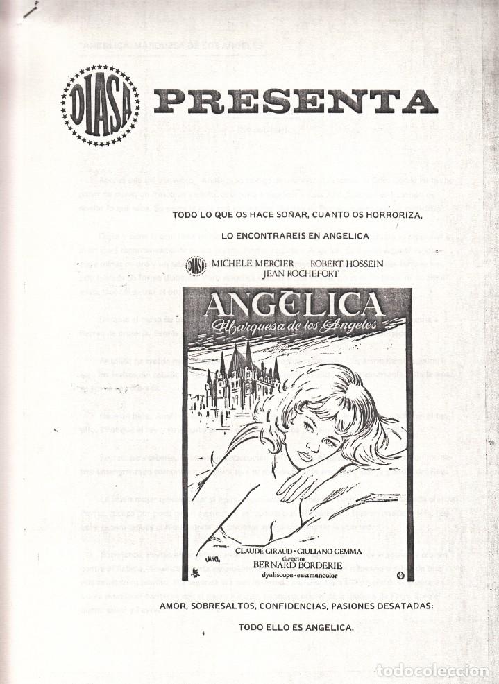 Cine: ANGELICA MARQUESA DE LOS ANGELES: MICHELE MERCIER - ROBERT HOSSEIN - JEAN ROCHEFORT