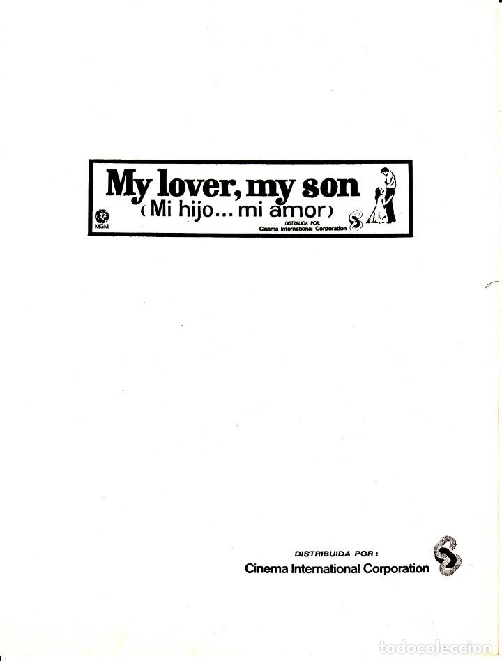 Cine: MY LOVER, MY SON ( MI HIJO....MI AMOR ) ROMY SCHNEIDER - DONALD HUSTON