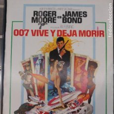 Cine: 007 VIVE Y DEJA MORIR ( JAMES BOND ) ROGER MOORE - YAPHET KOTTO - JANE SEYMOR - 1973. Lote 237342475
