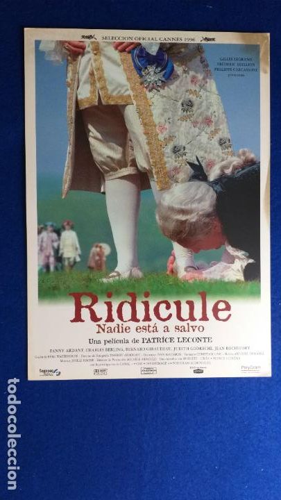 Cine: GUIA PUBLICITARIA. Ridicule nadie esta a salvo. Patrick Leconte.
