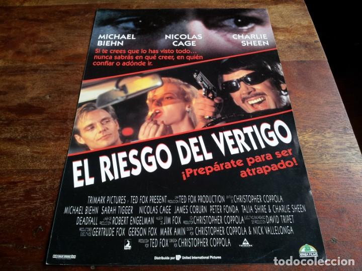Kino: El riesgo del v&eacute;rtigo - Michael Biehn, Sarah Trigger, Nicolas Cage - guia original araba 1993