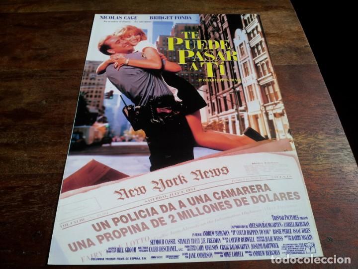Cinema: Te puede pasar a ti - Nicolas Cage, Bridget Fonda, Rosie P&eacute;rez - guia original columbia 1994