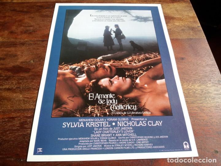 Cin&eacute;ma: El amante de Lady Chatterley - Sylvia Kristel, Shane Briant - guia original columbia 1981