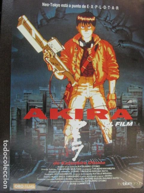 Cine: akira el film - guia publicitaria original - katsuhiro otomo - animacion