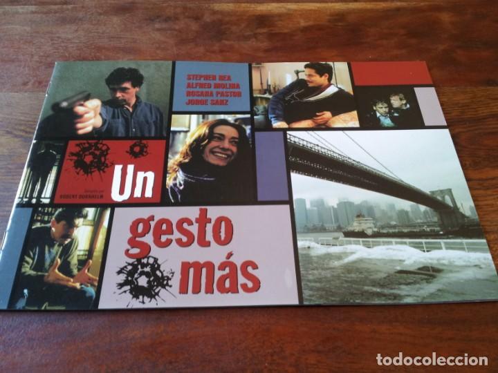 Cinema: Un gesto m&aacute;s - Stephen Rea,Alfred Molina,Rosana Pastor, Jorge Sanz - guia original de lujo alta 1997