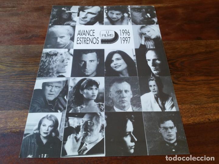 Cine: lista de material avance estrenos union films a&ntilde;os 1996/97 - ver fotos