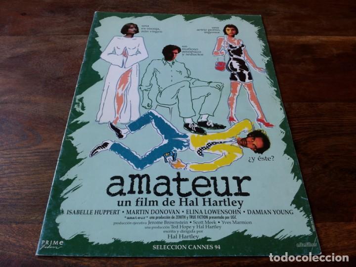Cinema: Amateur - Isabelle Huppert, Martin Donovan, Parker Posey, Hal Hartley - guia original lujo alta 1994