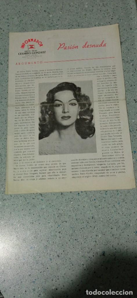 Cine: GUIA DE CINE PASION DESNUDA SUEVIA FILMS CESAREO GONZALEZ GUIA DOBLE