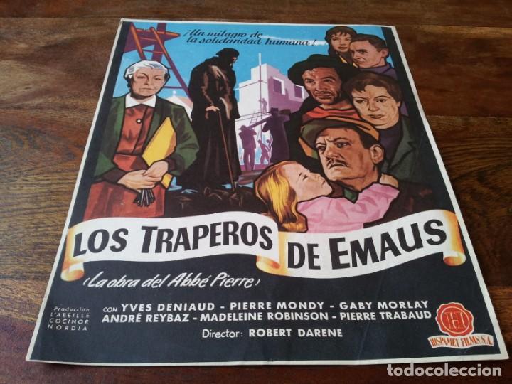 Cin&eacute;ma: los traperos de emaus - Yves deniaud, pierre mondi, gaby morlay - guia original hispamex 1954