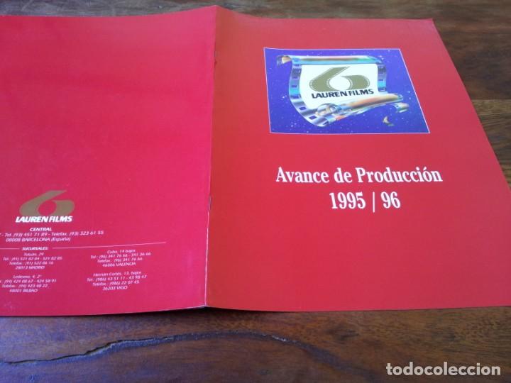 Kino: lista de material lauren films - lanzamientos a&ntilde;os 1995/96 - avance de produccion