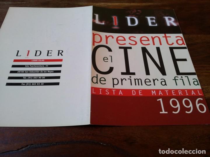 Cine: lista de material lider films - lanzamientos a&ntilde;o 1996 - aurum
