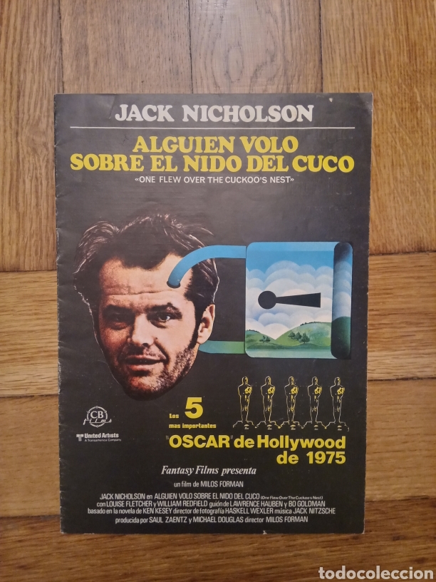 Cinema: Alguien vol&oacute; sobre el nido del cuco Gu&iacute;a publicitar&iacute;a o libreto 1976