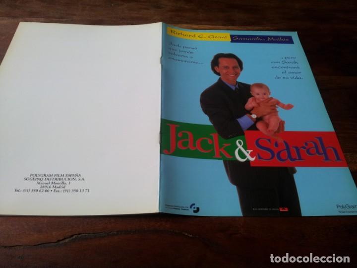 Cine: Jack & Sarah - Richard E. Grant,Samantha Mathis,Ian McKellen - guia original de lujo sogepaq 1995