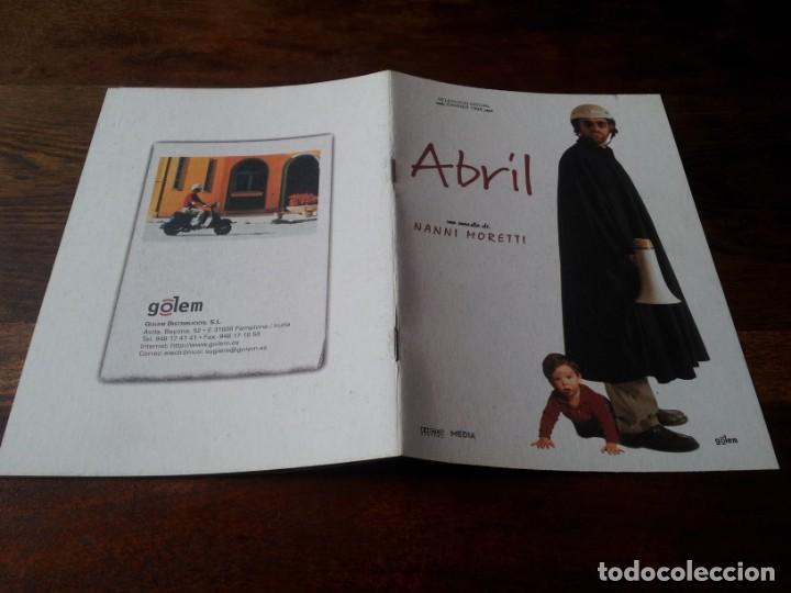 Kino: Abril - Nanni Moretti, Silvio Orlando, Silvia Nono,Danielle Luchetti - guia original lujo golem 1998