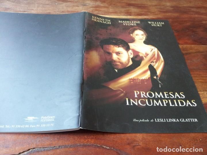 Cin&eacute;ma: Promesas incumplidas - Kenneth Branagh,Madeleine Stowe,William Hurt - guia original lujo sogepaq1998
