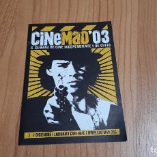 Cine: CINEMAD`03 -- FOLLETO DE MANO, DÍPTICO -- CINE INDEPENDIENTE Y DE CULTO - GUMMO, BULLY, GOTHIX, 2003