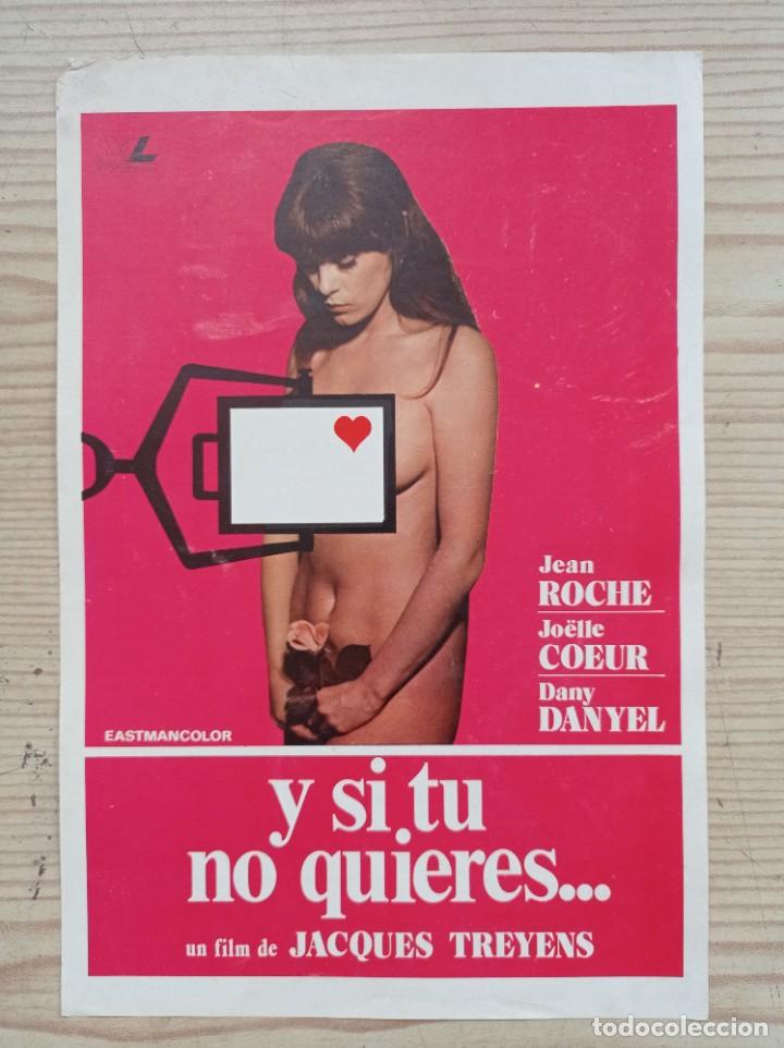 Cin&eacute;ma: Folleto De Cine Y Si Tu No Quieres...