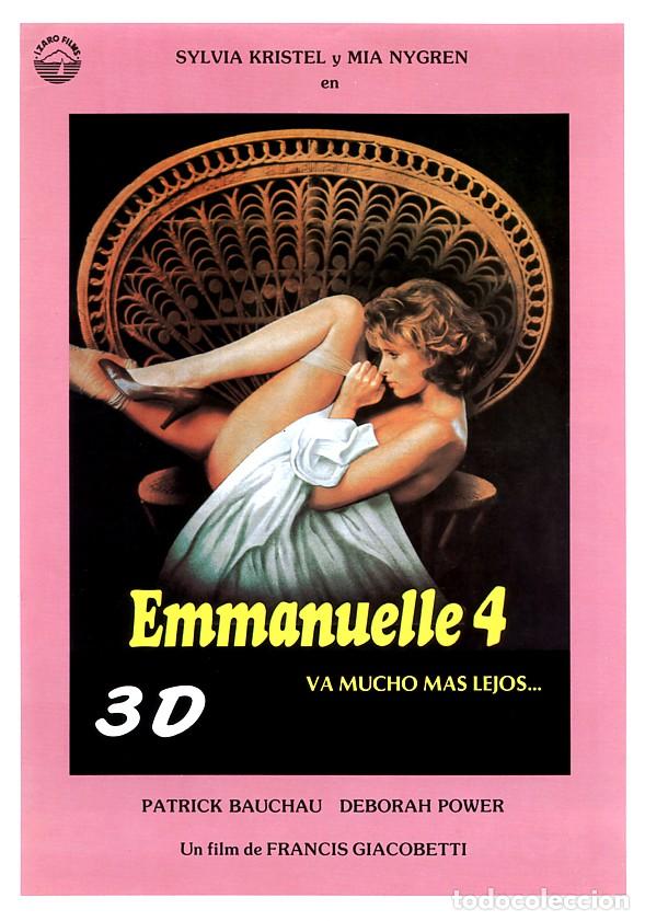 Cine: EMANUELLE 4 VA MUCHO M&Aacute;S LEJOS... 3D GU&Iacute;A ORIGINAL SIMPLE DE SU ESTRENO EN ESPA&Ntilde;A SYLVIA KRISTEL