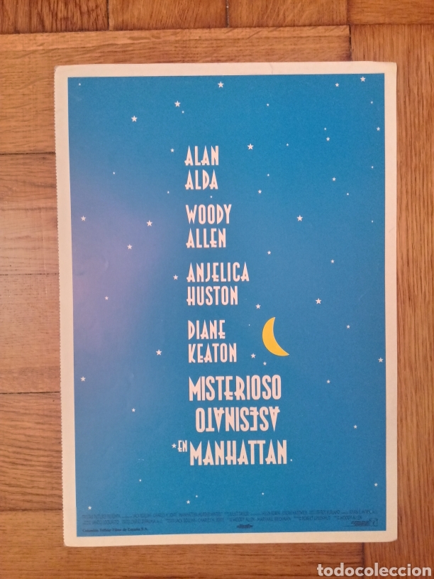 Cine: Guia Misterioso asesinato en Manhattan Woody Allen