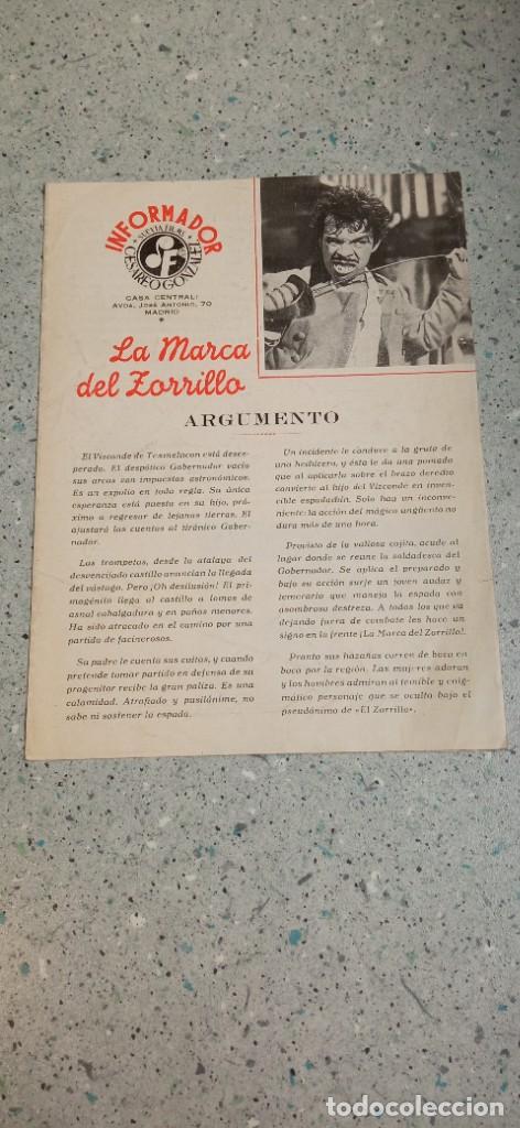 Cine: GUIA DE CINE LA MARCA DEL ZORRILLO SUEVIA FILMS GUIA DOBLE