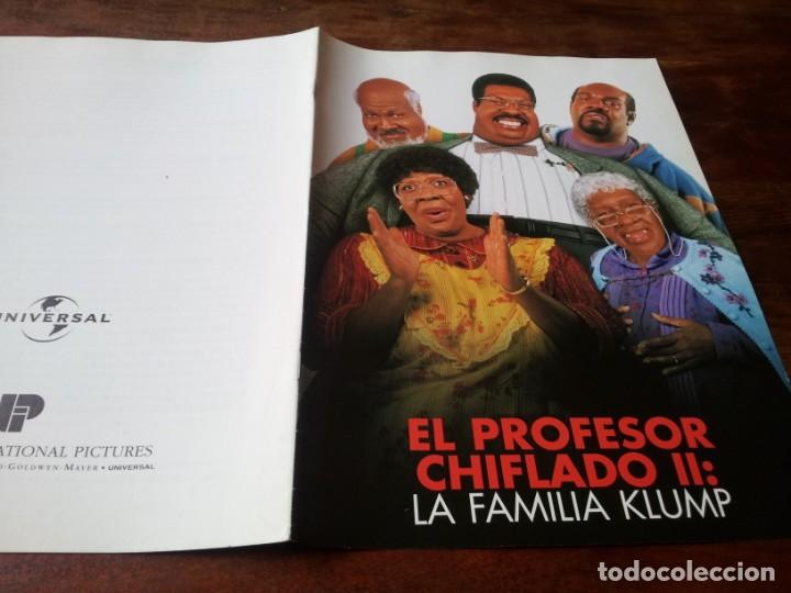 Cinema: El profesor chiflado II familia klump - Eddie Murphy, Janet Jackson - guia original lujo u.i.p 1996