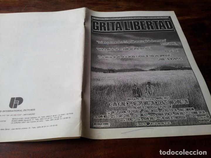 Cinema: grita libertad - Kevin Kline, Penelope Wilton, Denzel Washington - guia original lujo u.i.p 1987