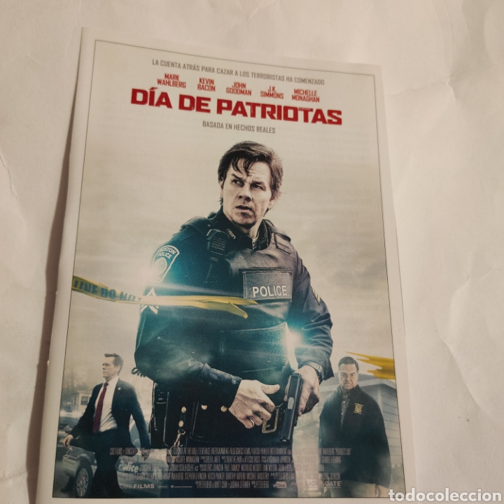 Cinema: MCG17 d&iacute;a de patriotas MICRO GUIA TAMA&Ntilde;O 10 X 14,50