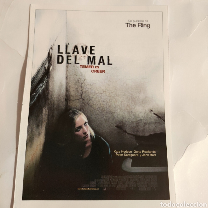 Cinema: MCG19 la llave del mal MICRO GUIA TAMA&Ntilde;O 10 X 14,50