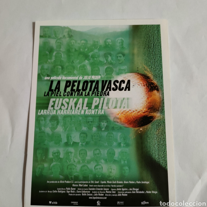 Cine: MCG36 la pelota vasca MICRO GUIA TAMA&Ntilde;O 10 X 14,50