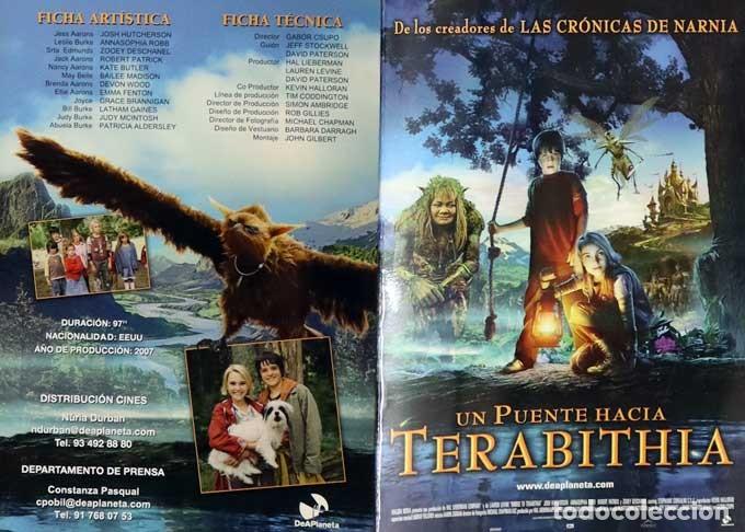 Cine: Guia Un puente hacia terabithia