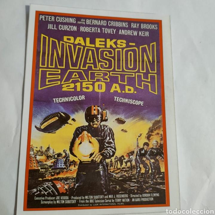 Cinema: MCG40 los marcianos invaden la tierra MICRO GUIA TAMA&Ntilde;O 10 X 14,50