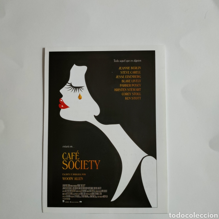 Cin&eacute;ma: MCG61 caf&eacute; society MICRO GUIA TAMA&Ntilde;O 10 X 14,50