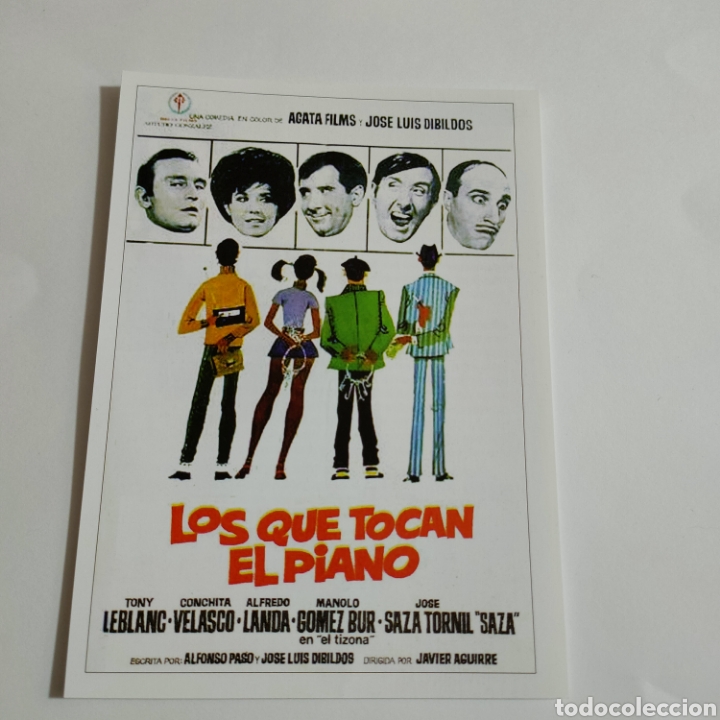 Cinema: MCG65 los que tocan el piano MICRO GUIA TAMA&Ntilde;O 10 X 14,50